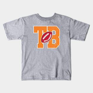 Big Bold Tampa Bay Buccaneers Monogram Kids T-Shirt